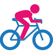 stick person riding a bike