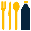 plate knife and fork