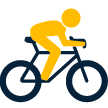 stick person riding a bike