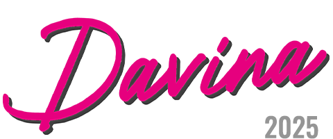 Text logo: Dine with Davina Essex 2025 