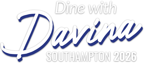 Text logo: Dine with Davina Southampton 2026 