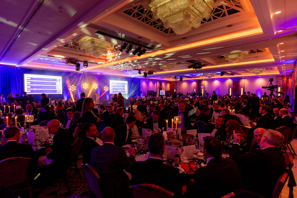 Champions of Cyclesport gala dinner at the Royal Lancaster Hotel, London