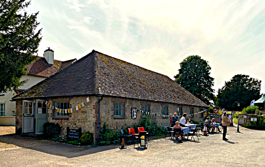 Open Gardens reception building