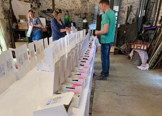 Dorset cream tea packing