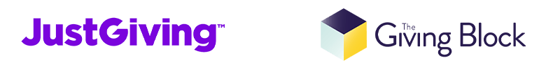 JustGiving and The Gicing Block logo
