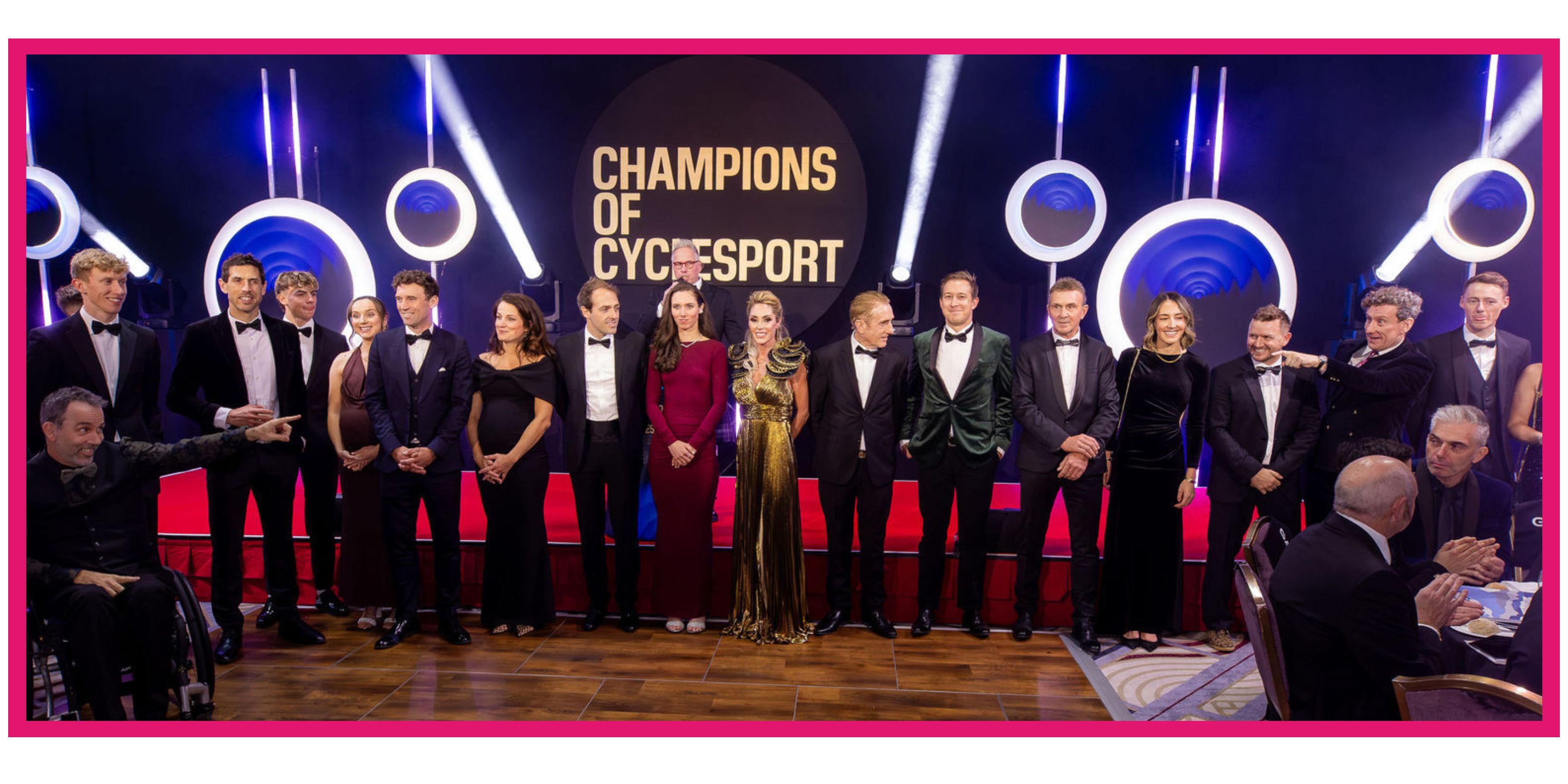 People in black tie and evening dress