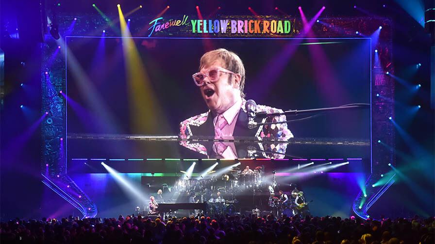 Elton John Performing Live