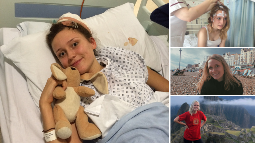 Collage of pictures of Sophie