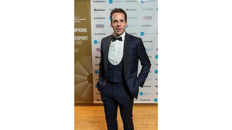 Mark Beaumont at the Champs dinner