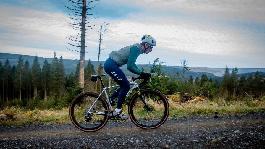 Cyclist on the trail