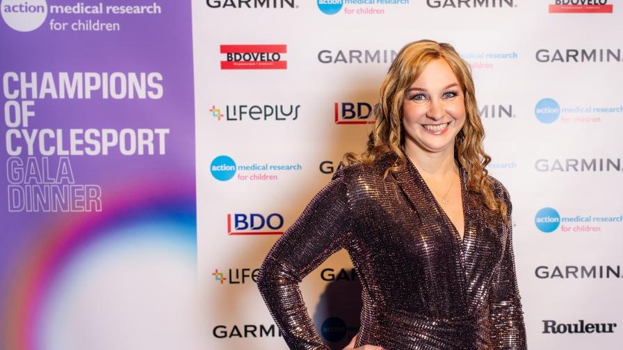 Joanna Rowsell MBE smiling at the camera