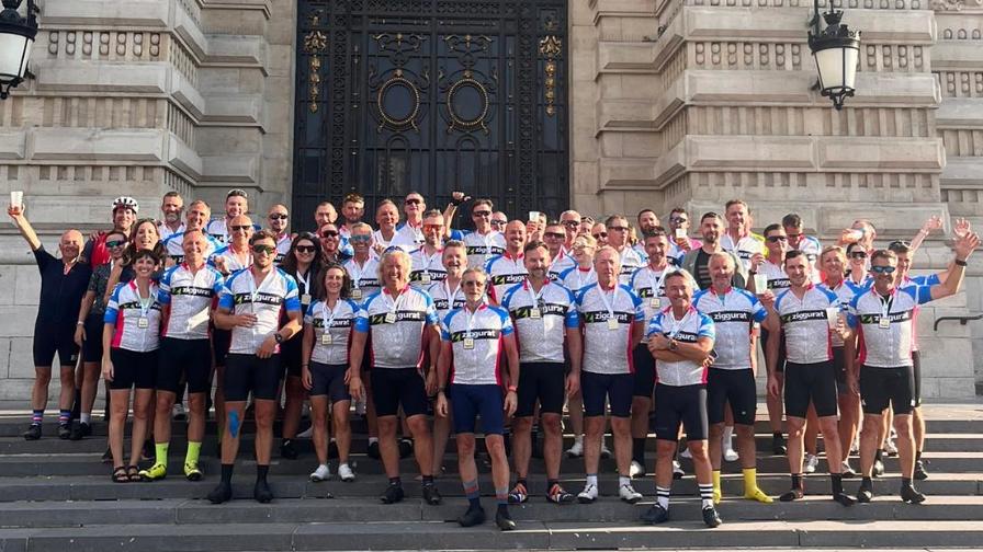 Ziggurat finish line celebrations