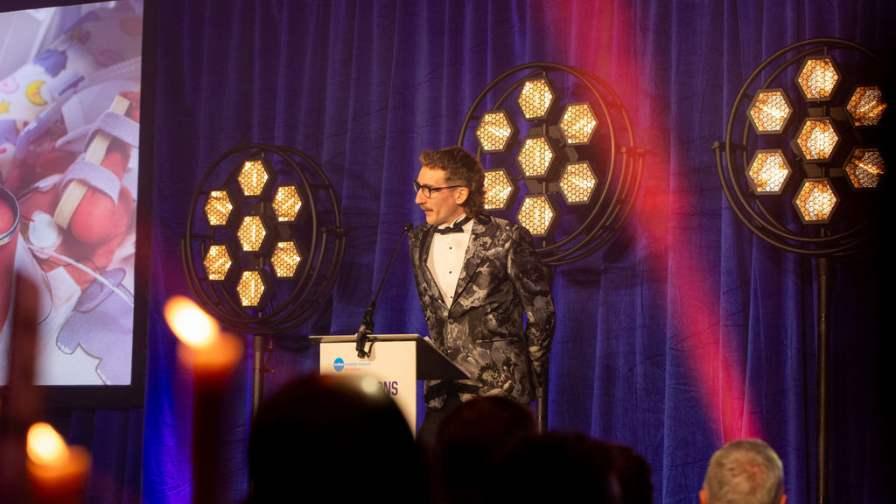 Image of Jack Fairbrother on stage