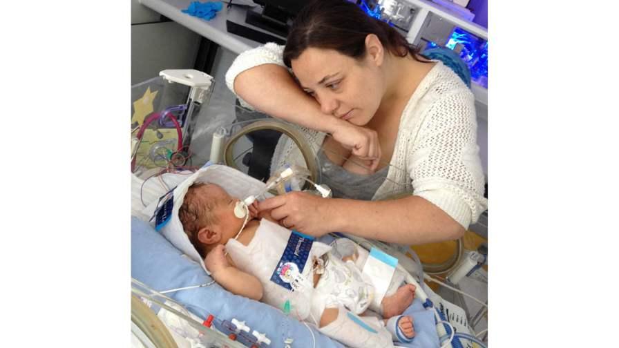 Image of Fleur with her baby son Aiden