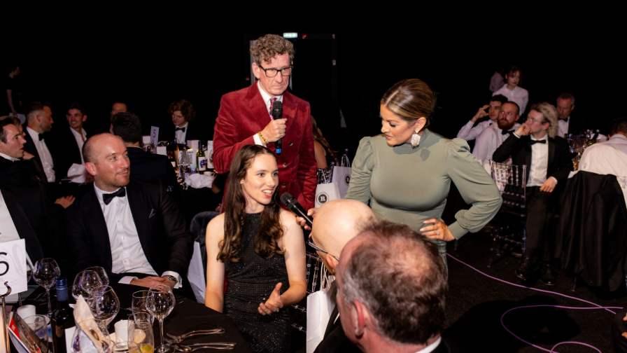 image of Pfeiffer at the Champions of CycleSport dinner 2024