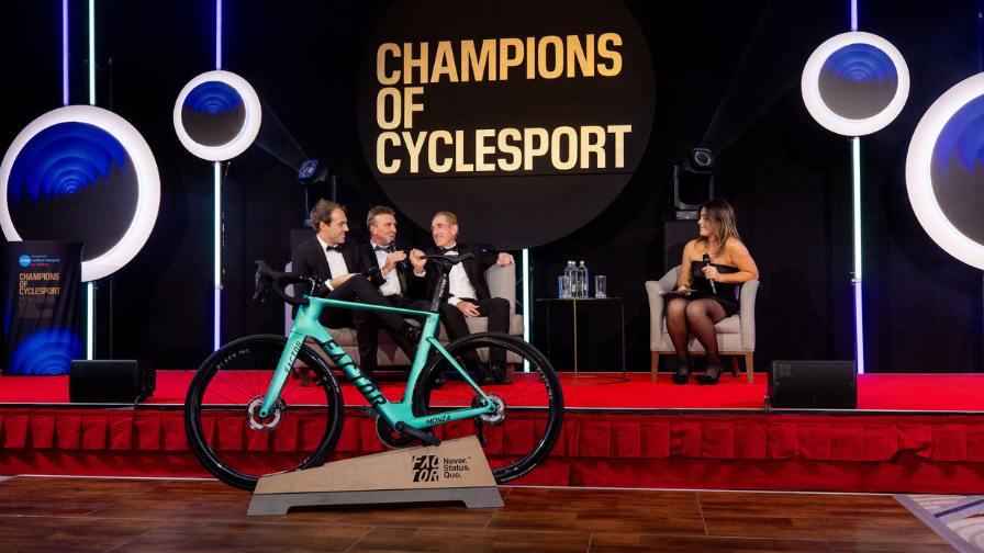 Image of stage interviews