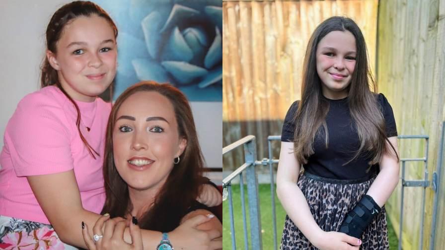 Images of Lilly May and her mum