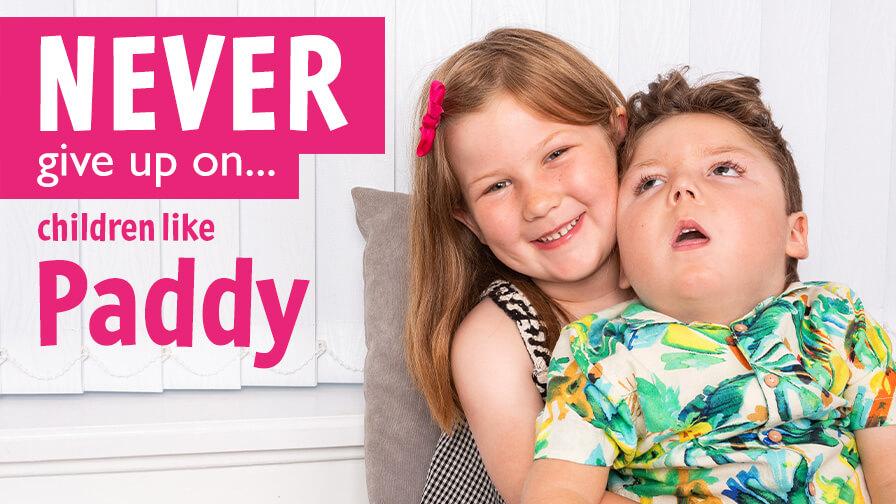 Never give up on children like Paddy