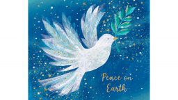Peace on earth card front