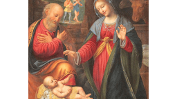 Baby Jesus is Born card front