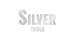Silver table text