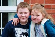 Brother and sister who both suffer from batten disease