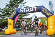 riders cross the start line at ride essex 