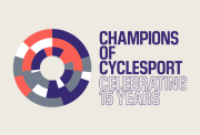 Champions of Cyclesport Celebrating 15 Years logo