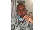 Image of Kevin Griffiths in hospital