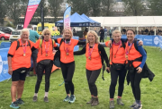 team wobblegate warriors at the finish line