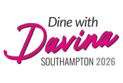 Text logo: Dine with Davina Southampton 2026